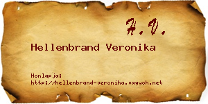 Hellenbrand Veronika névjegykártya